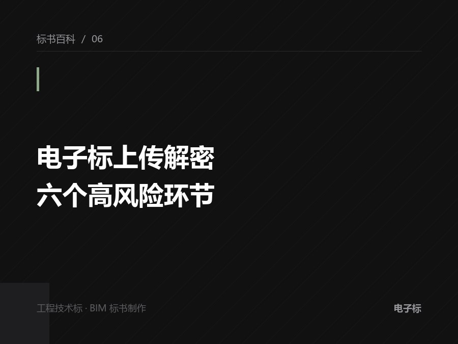 电子标上传与解密：最容易出事的六个环节