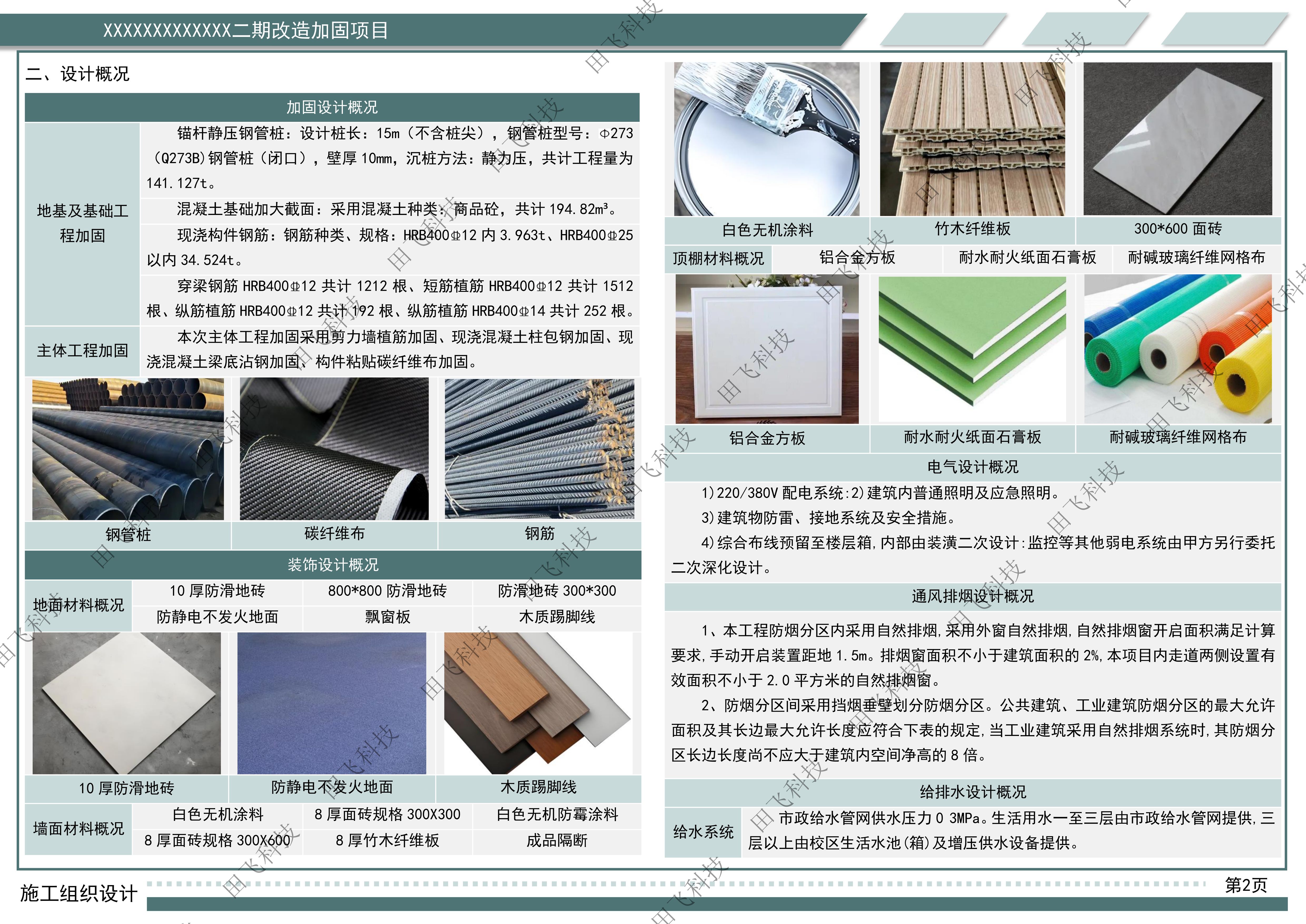 工程技术标编制 · 案例脱敏